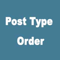 جابجایی پست ها با post type order