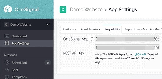opensignal-app-id-rest-key